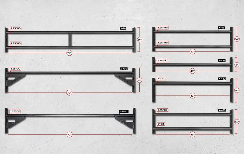 Single Bar 108 Chin-up Pull-up Bar 108 Cm Metal Black