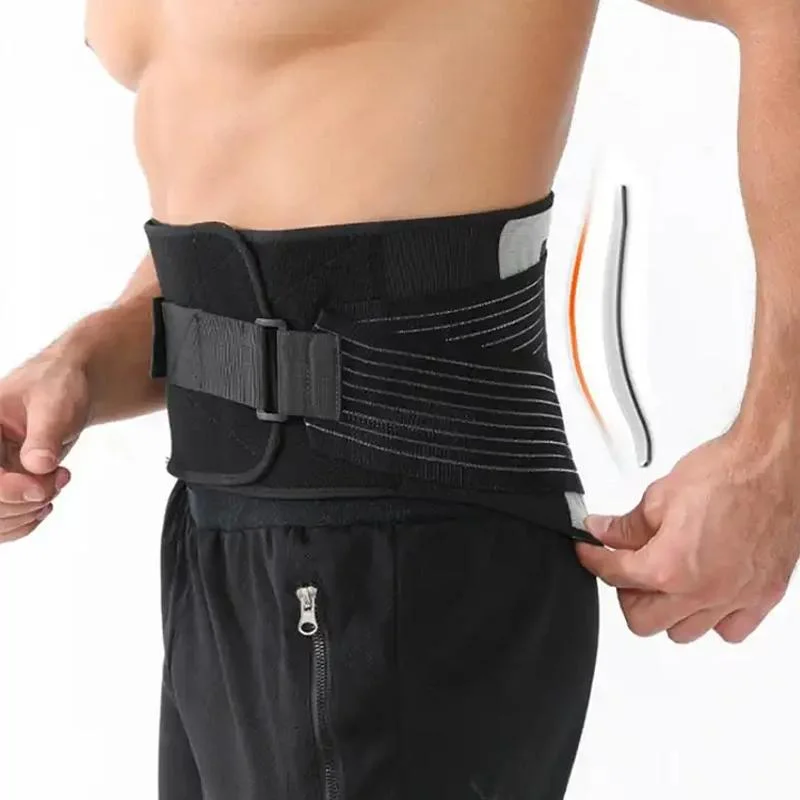 Dual Adjustable Elastic Back Support Non-Slip Waist Support