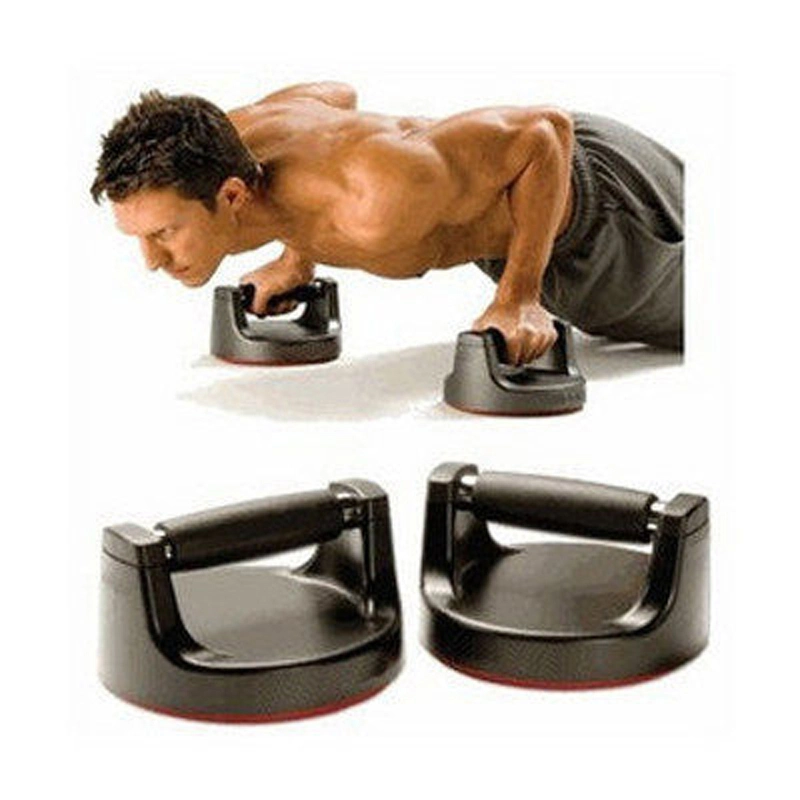 Fitness Bodybuilding Sports Equipment Non-Slip Push up Rotating Exercise Bars Muscle Strength Wyz15205