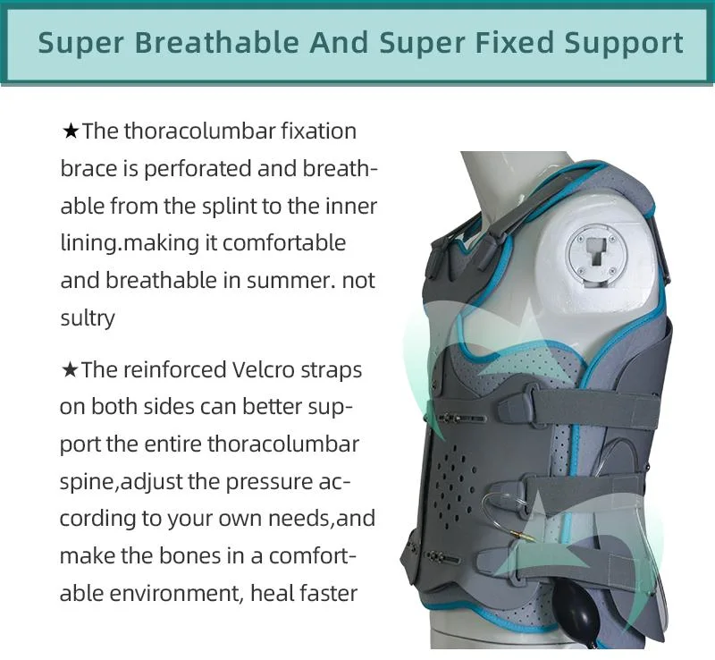 Lumbar Support Orthosis Orthopedic Lumbar Back with Air Pump Lumbar