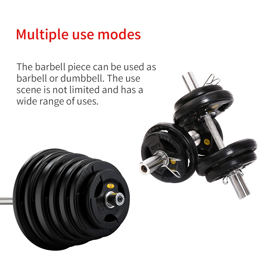 Gym Weights Machine Custom Pounds Black 25kg 3 Large Hole Tri Grip Kg Iron Cast Rubber Coated Lbs Standard Barbell Bumper Plates