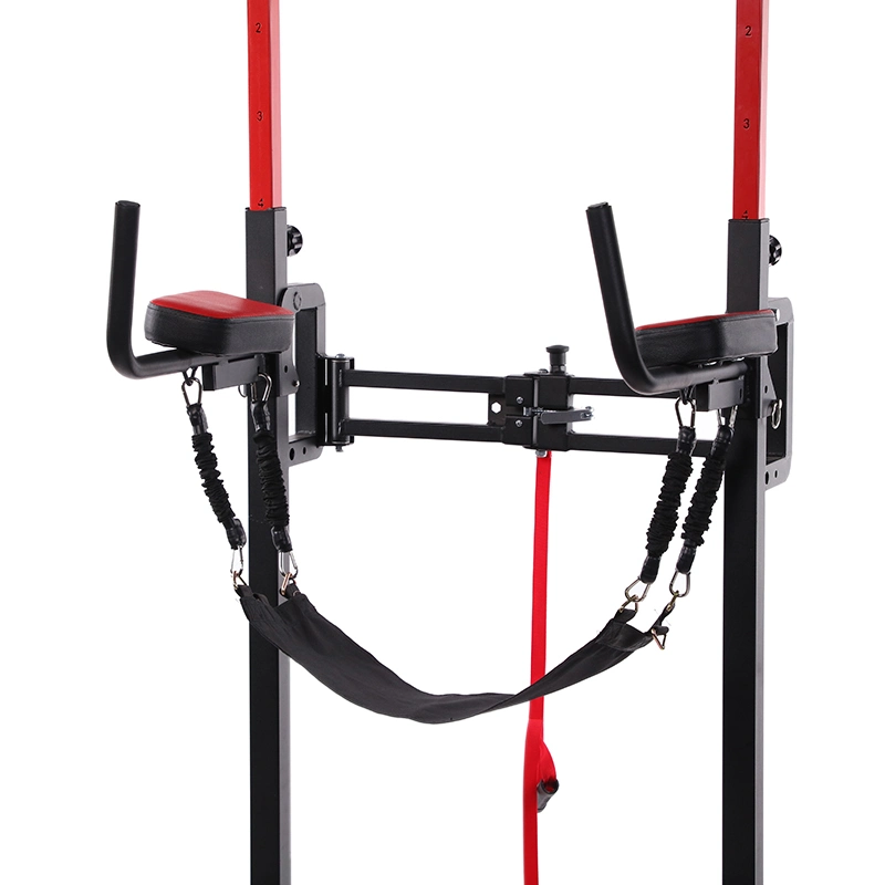 Power Tower DIP Station Foldable Height Adjustable Chin up Bar Stand