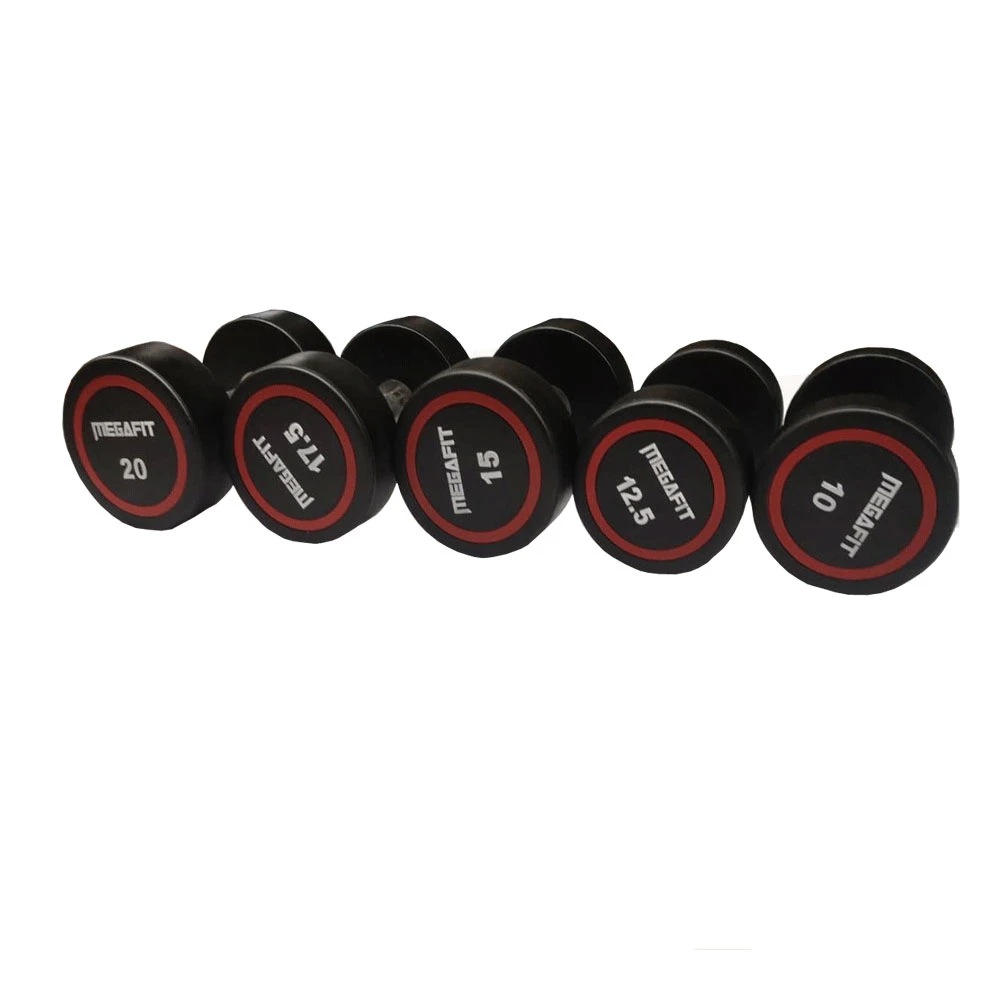 CPU Coated Solid Steel Cast Hex Weights Dumbbells for Muscle Toning, Full Body Workout, Home Gym