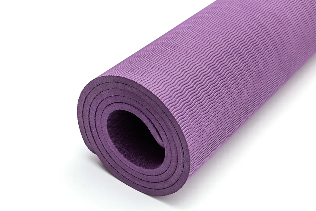 Double Layer Anti-Slip 100% TPE Fitness Yoga Mat