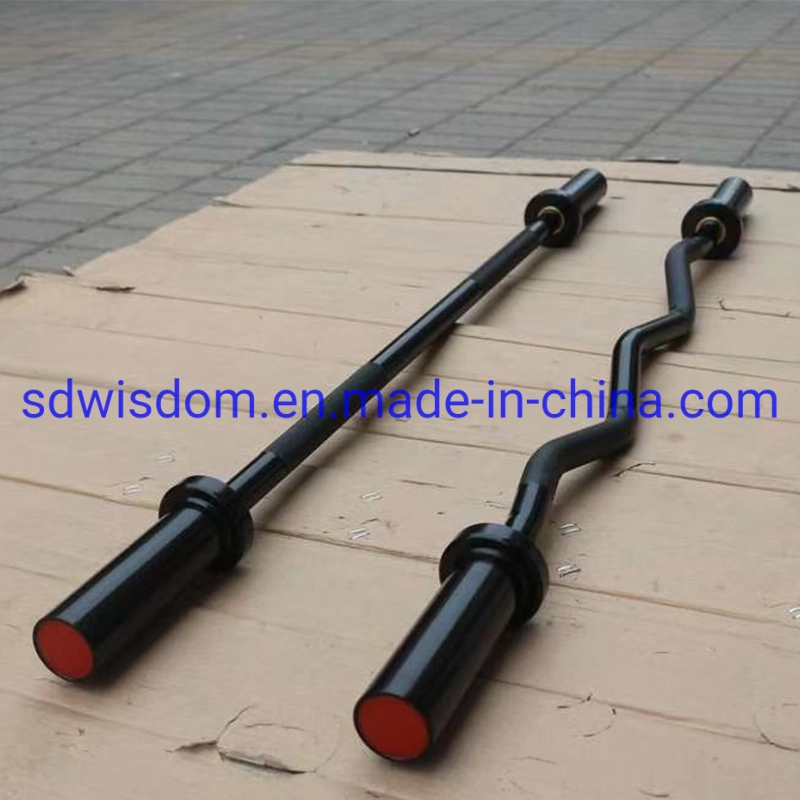 Weight Lifting Bar Olimpic Barbell Bar, Black Barbell Bar for Cross Fit Training