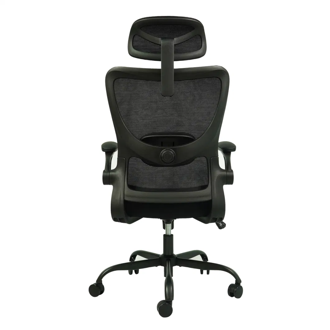 Ergonomic Office Computer Desk Chair with High Back Mesh and Adjustable Lumbar Support Rolling Work Swivel Task Chairs with Wheel Armrests and Headrest