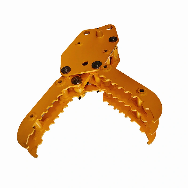 Hot Sale Mini Excavator Attachments Hydraulic Grapple for Stone Waste Material