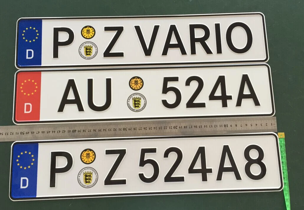 Aluminum License Plate Curacao, Number Plate, Car Plate, Vehicle Plate