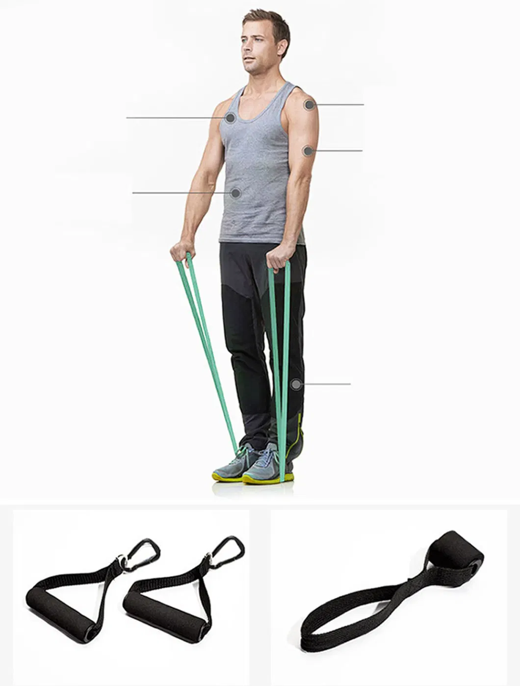 Custom Logo, Pull up Assistance Resistance Band for Workout Body Stretch
