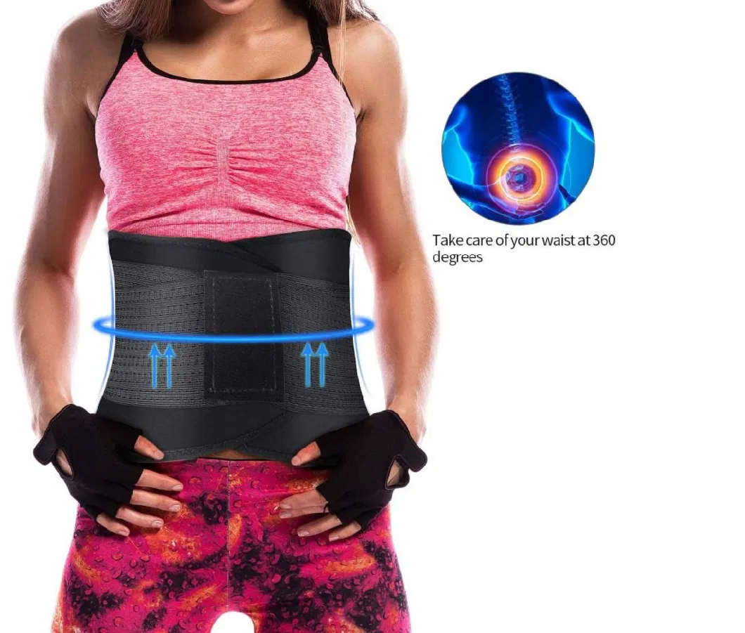 Sports Waist Protection Squat Weight Lifting Belt Lumbar Disc Plate Waist Protection Labor Health Care Waist Support Belt