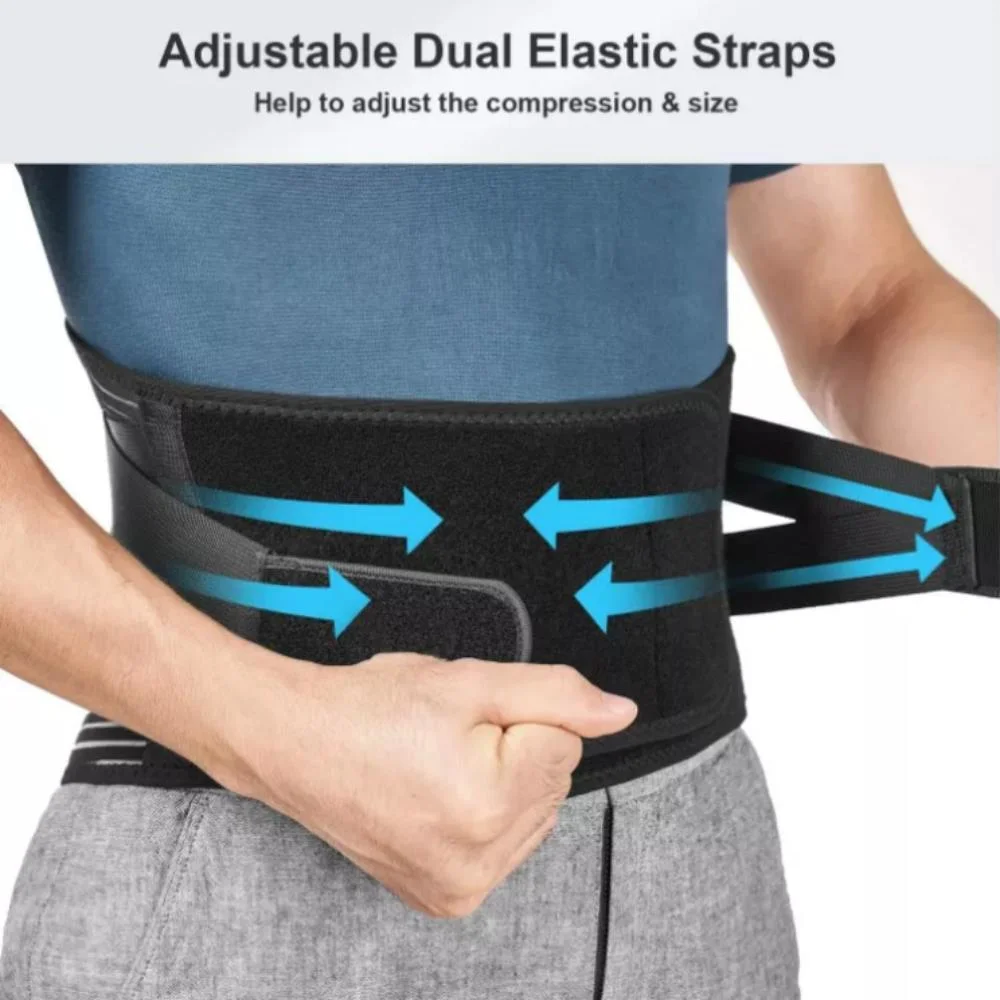 Lower Pain Relief Support Back Brace Adjustable Working Waist Back Brace Lumbar Support Belt