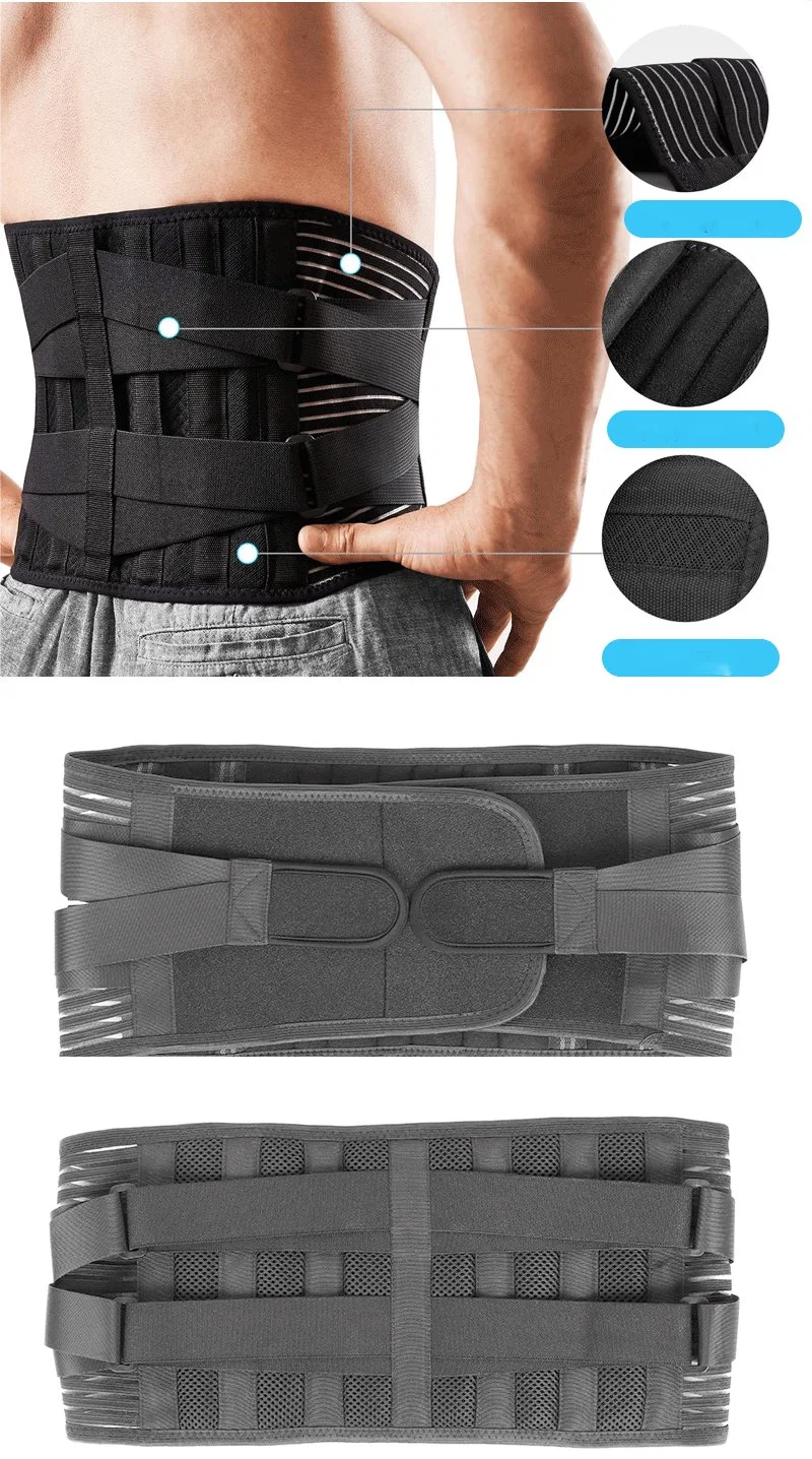 Adjustable Sports Workout Fitness Back Lumbar Support Sweat Belt Mesh Neoprene Waist Trimmer Slimming Belt