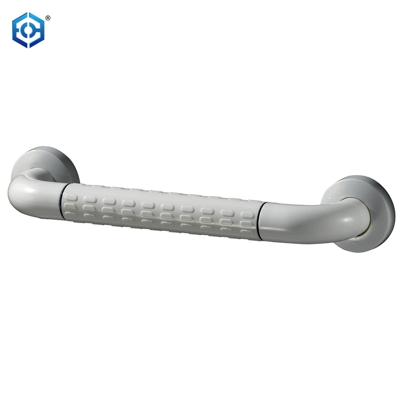 L Shaped Stainless Steel Grab Bars ABS Wall Mount