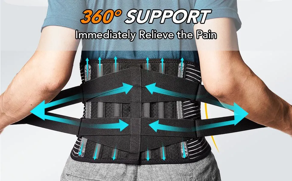 Adjustable Sports Workout Fitness Back Lumbar Support Sweat Belt Mesh Neoprene Waist Trimmer Slimming Belt