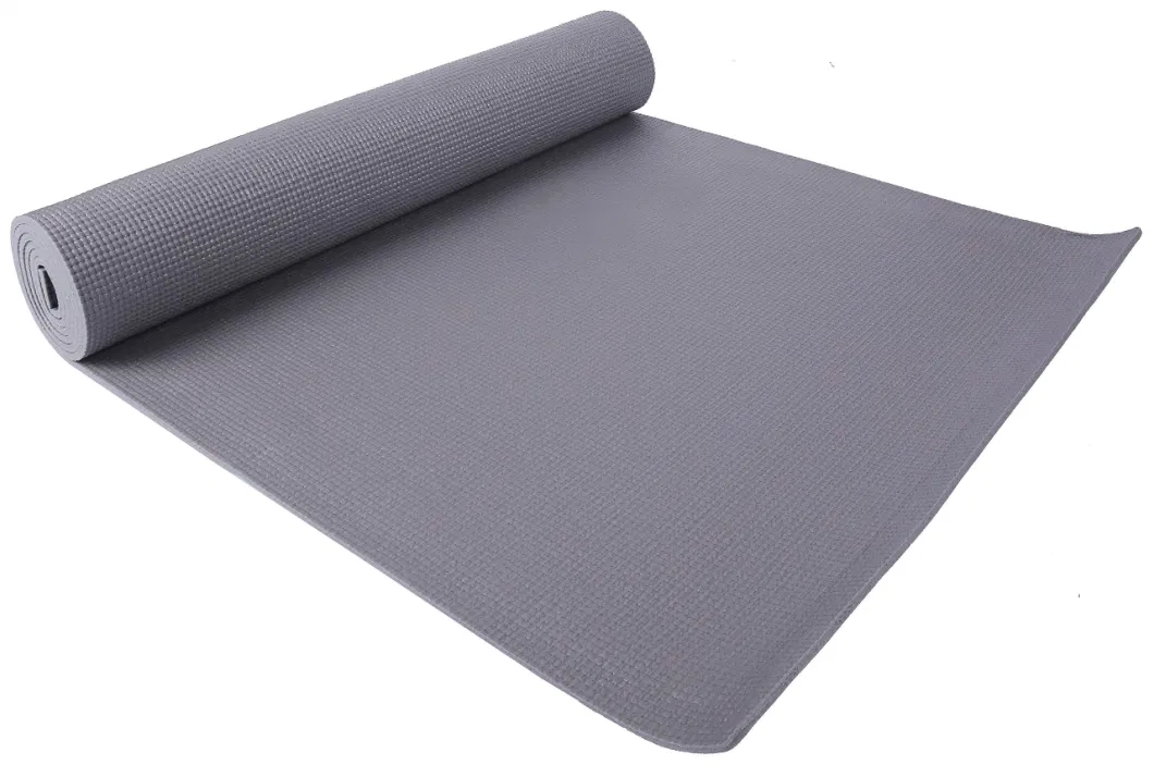 Custom Professional Home Gym Anti-Slip Extra Thick Yoga Mats with Logo Fitness Yoga Mat Flooring Mat Cover PVC Folding Yoga Mats for Exercise and Fitness