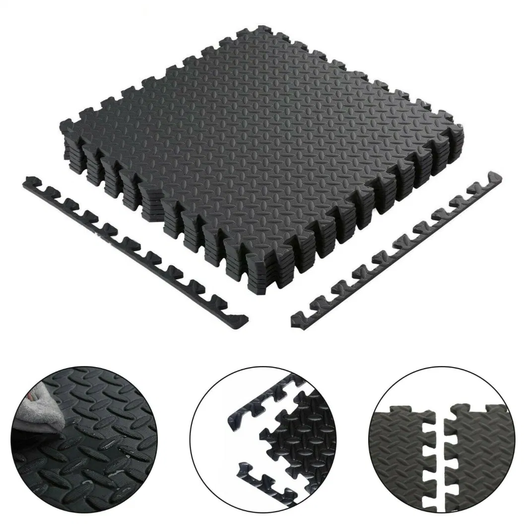 Puzzle Exercise Mat with EVA Foam for Gym Equipment Cushion Workouts