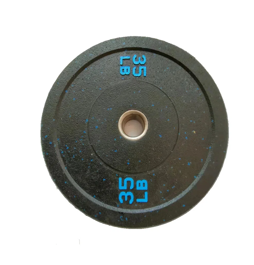 Fitness Rubber Counterweight Barbell Plates