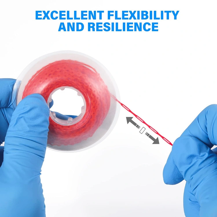 SJ Supply Dental Orthodontics Plastic Power Chains Colored Elastomeric Rubber Band for Braces OEM Wholesale