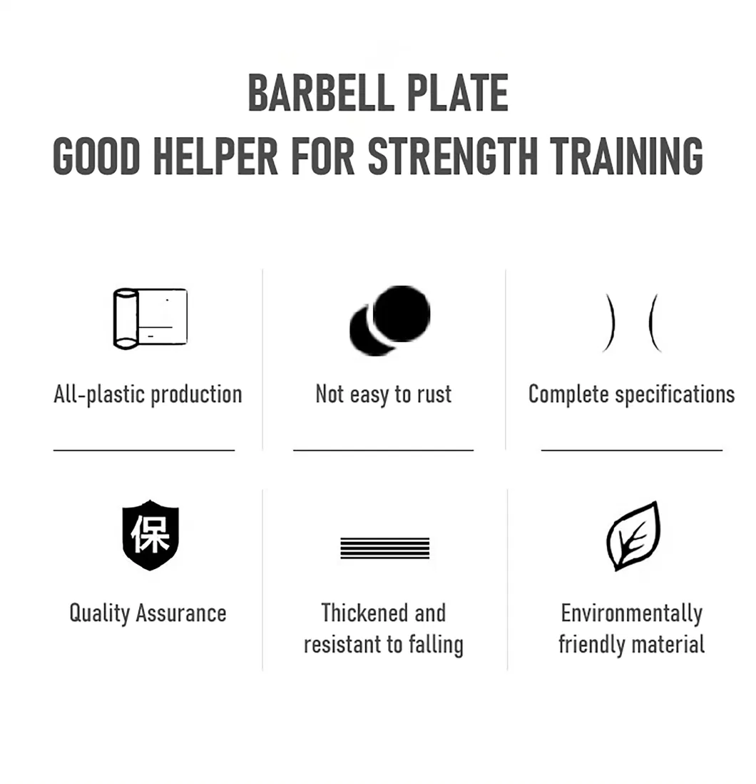 Hot Sell Weight Barbell Plate Weight Plate Color Rubber Bumper Plates for Gym Equipment Training
