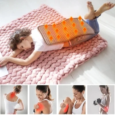 Best Selling Product Back Pain Relief Therapy Fast Thermal Heating Neck and Shoulder Back Pad Electric Heating Pad