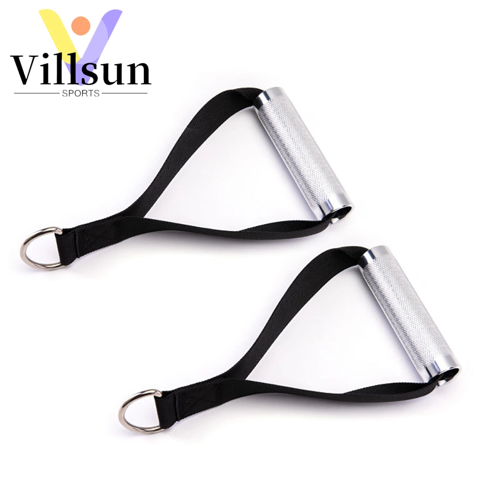Durable Fitness Metal Cable Handles Gym Handles for Resistance Bands