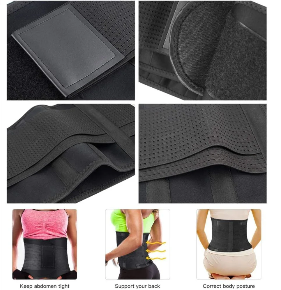 Sports Waist Protection Squat Weight Lifting Belt Lumbar Disc Plate Waist Protection Labor Health Care Waist Support Belt