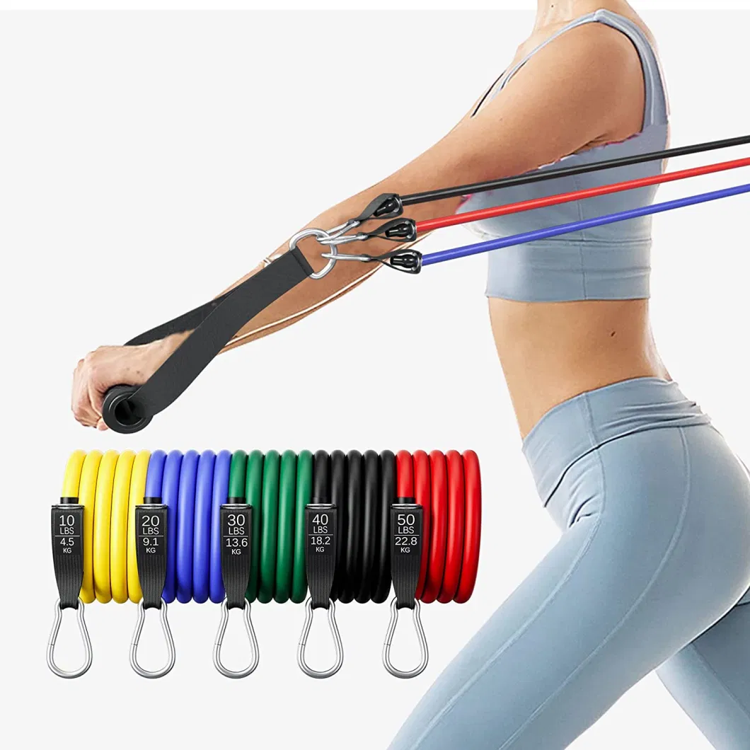 Training Latex Tubes Home Fitness Gym Equipment Yoga Exercise TPE Tubes Band Stretch Pull Rope Resistance Bands