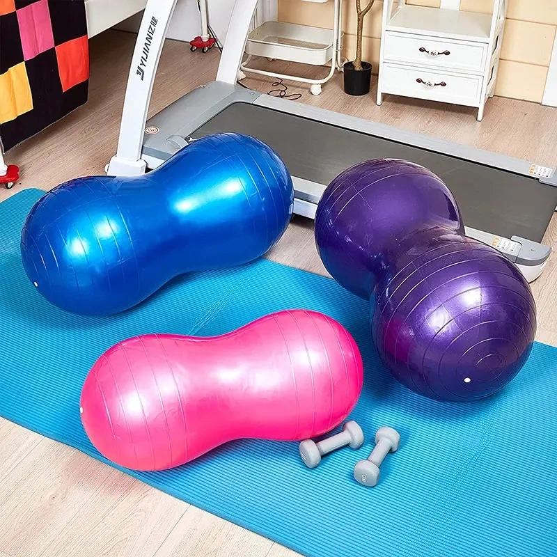 Anti-Burst Pilates Yoga Ball Home Exercise Equipment Sports Gym Peanut Yoga Ball