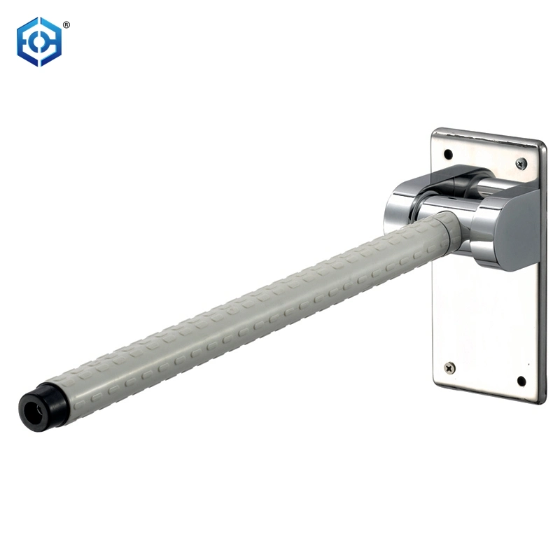 L Shaped Stainless Steel Grab Bars ABS Wall Mount