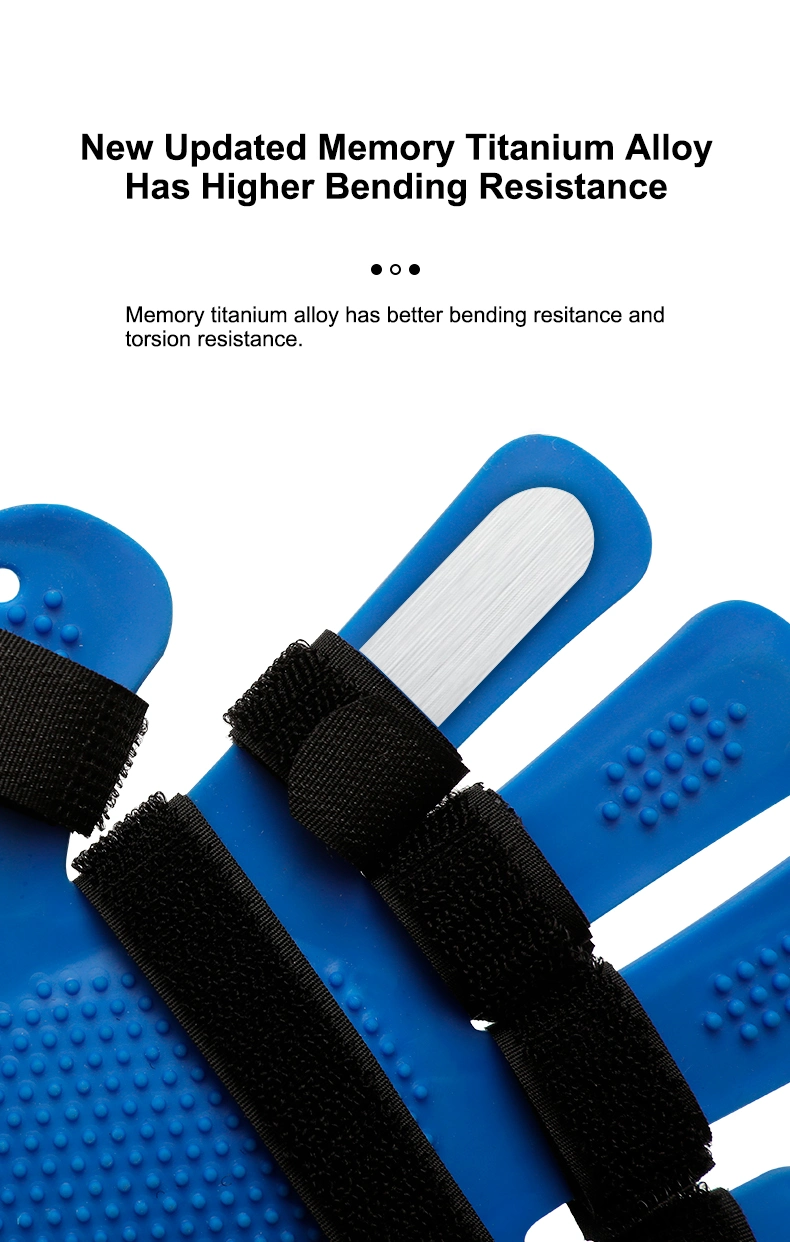 Exercises for Hemiplegia Finger Splint Adjustable Hand Support Straighten