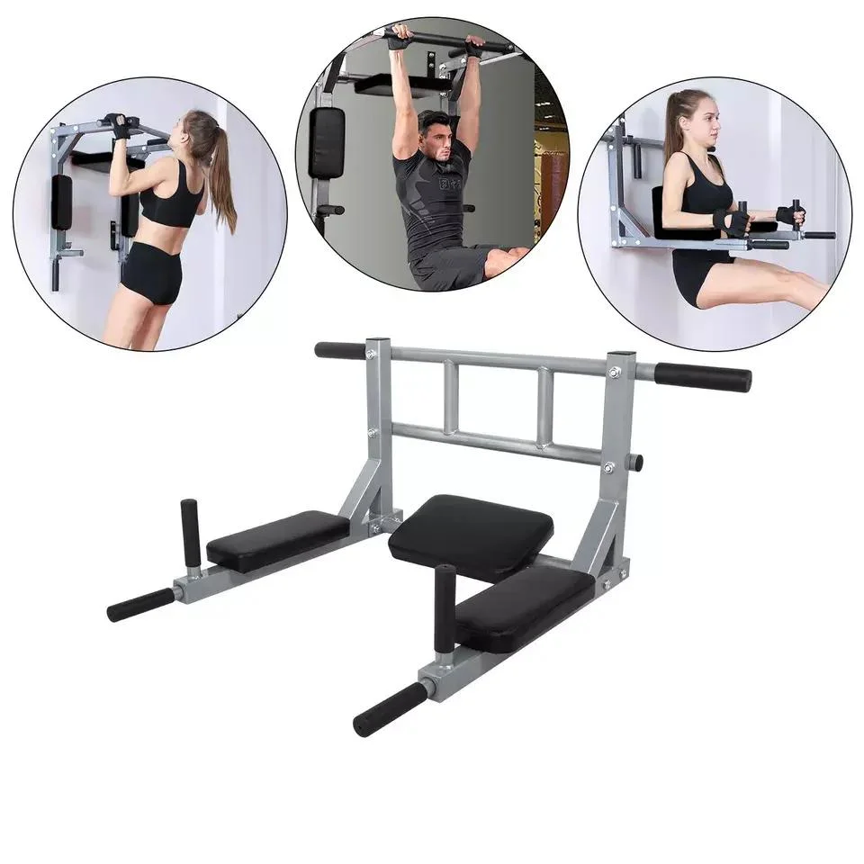 Bodybuilding Gym Fitness 5 in 1 Multi Functional Chin up DIP Bar Horizontal Parallel Bars Wall Mounted Pull up Bar
