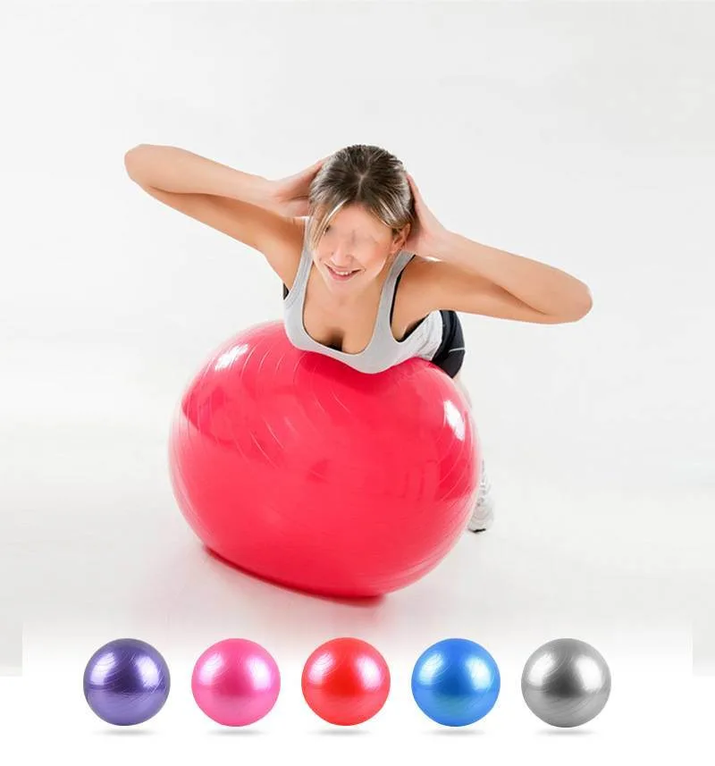 Anti Burst Birthing Heavy Duty Exercise Ball with Quick Pump for Gym, Fitness, Balance, Pilates &amp; Yoga Bl12939