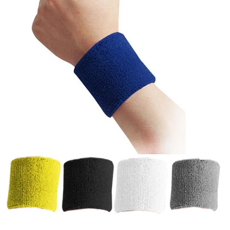 Men Women Sweatband Gym Wrist Wrap Power Lifting Sport Wristband