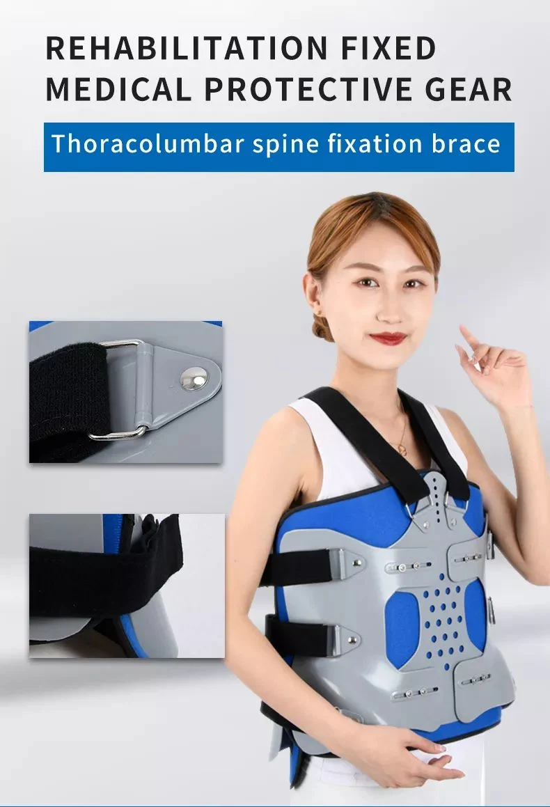 Adjustable Thoracic Vertebra Fracture Bracket Postoperative Waist Lumbar Spine Fixation Support