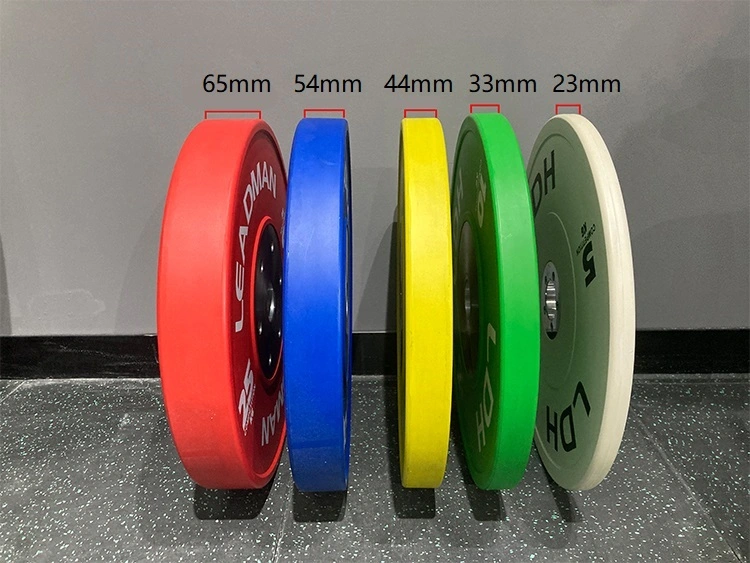 Best Price China Manufacturer Hot-Selling Home Gym Equipment Virgin Rubber Made Competition Barbell Weight Plates