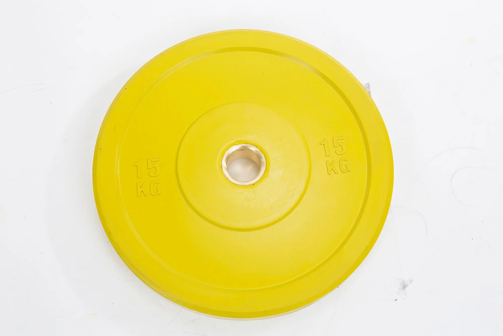 Colored Fleck-Rubber Bumper Plate Weight Plate for Weight Lifting