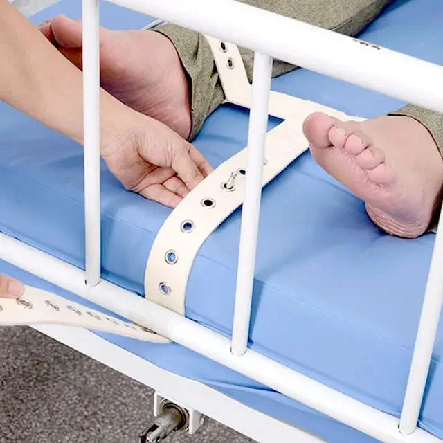 Transport Belt Feet Fastening Tool Ankle Cuffs for Patient Security