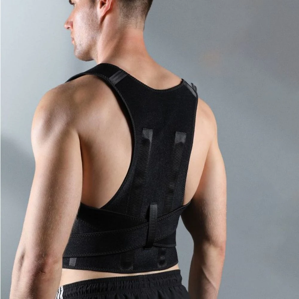 Neoprene Magnetic Lumbar Support Belt Posture Corrector Back Brace