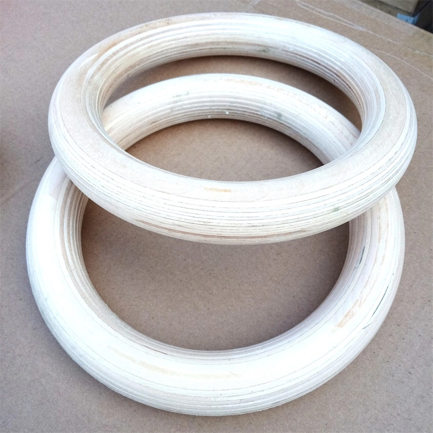 Wooden Gymnastic Rings for Workout Fitness Ring Power Training