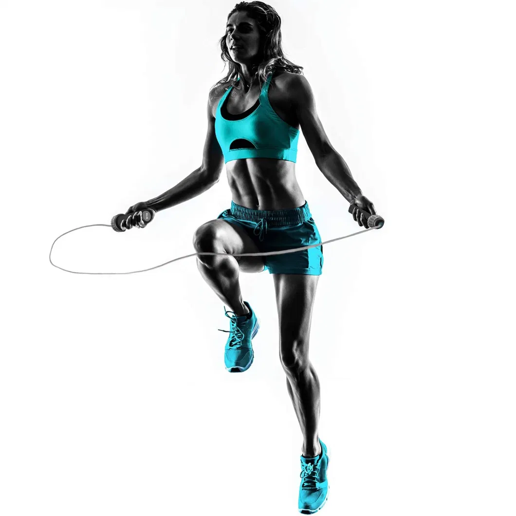 Hot Selling Home Fitness Equipment Training Non-Slip Grip Handles Skkiping Jump Rope