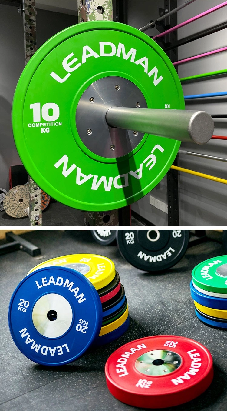 Professional Weightlifting Power Lifting Competition Bumper Plate for Fitness Training