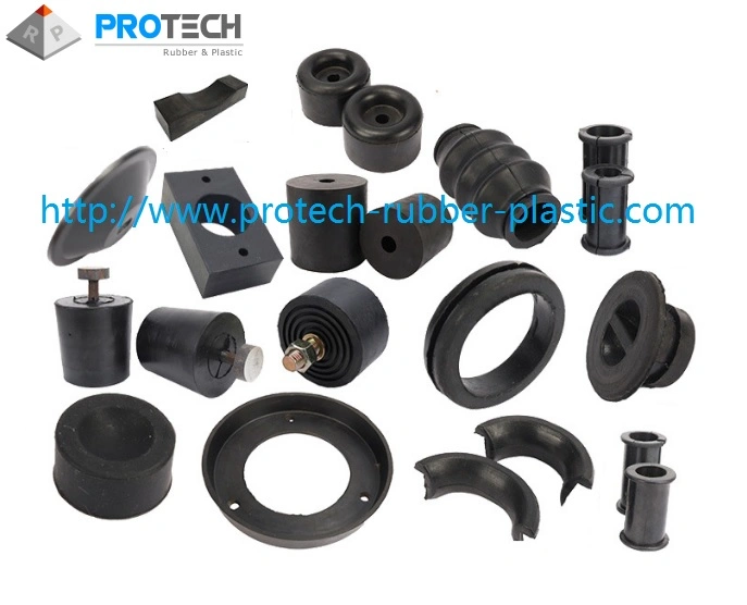 Square Cylindrical Shape Hard Nr EPDM NBR Rubber Shock Absorption