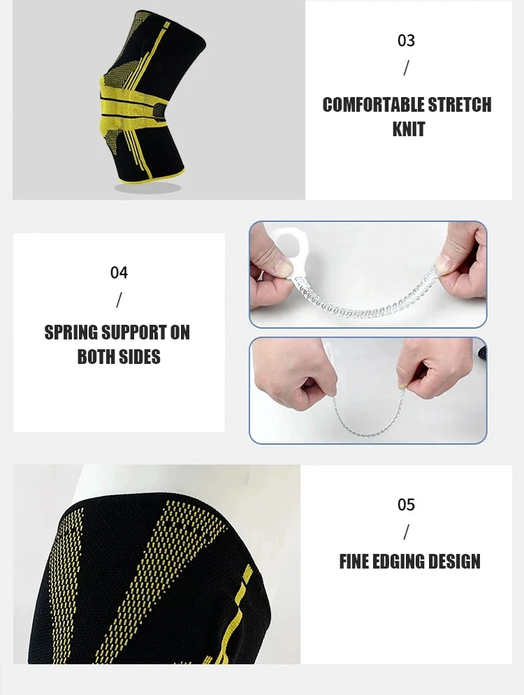 Wholesale Knee Pads Sports Outdoor Basketball Protection Meniscus Leg Cover Running Fitness Squat Knee Support Brace