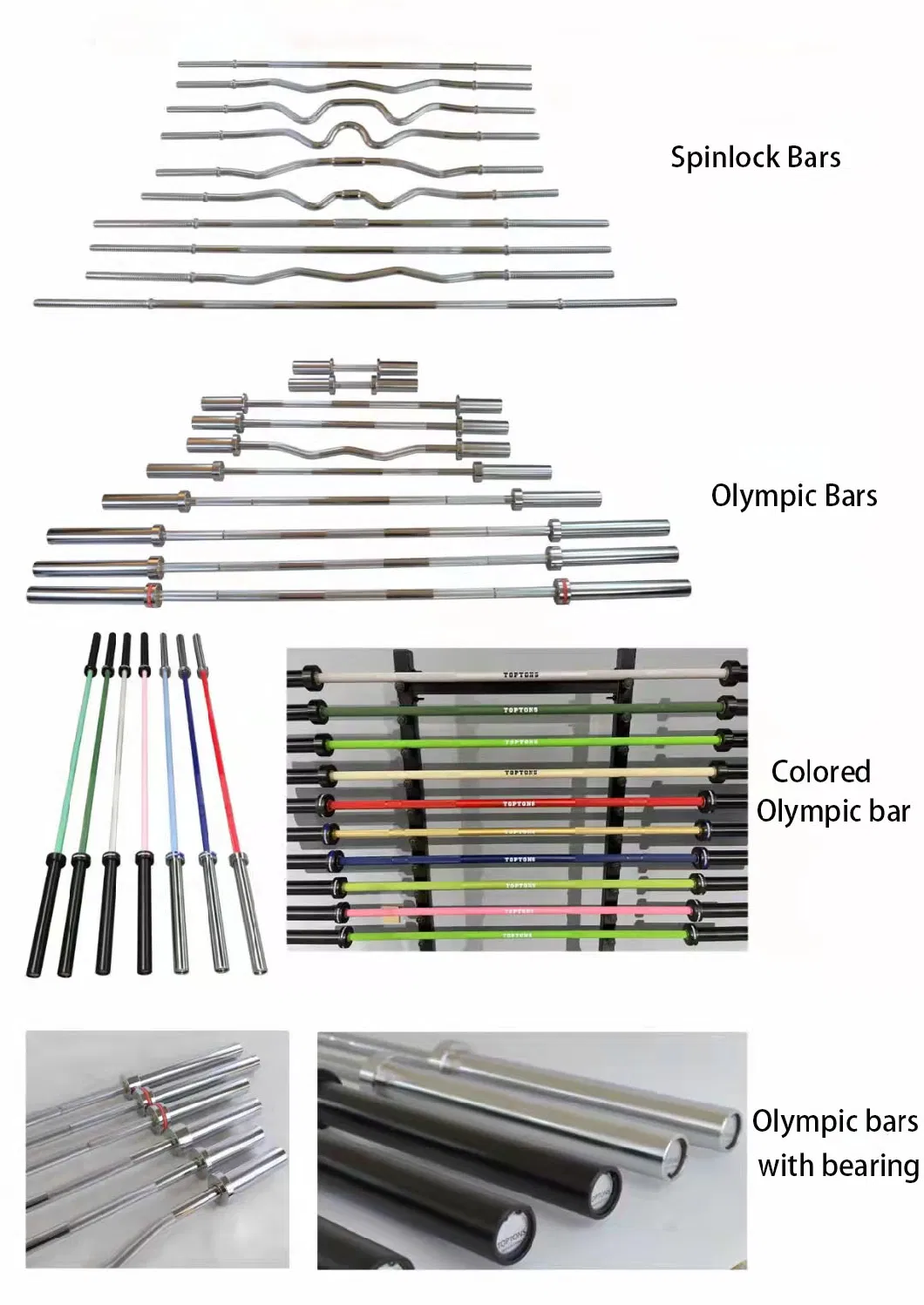 1.2m W/Bend Chrome Curved Barbell Bars- Weight Lifting Strength Training Home Gym Equipment Bars