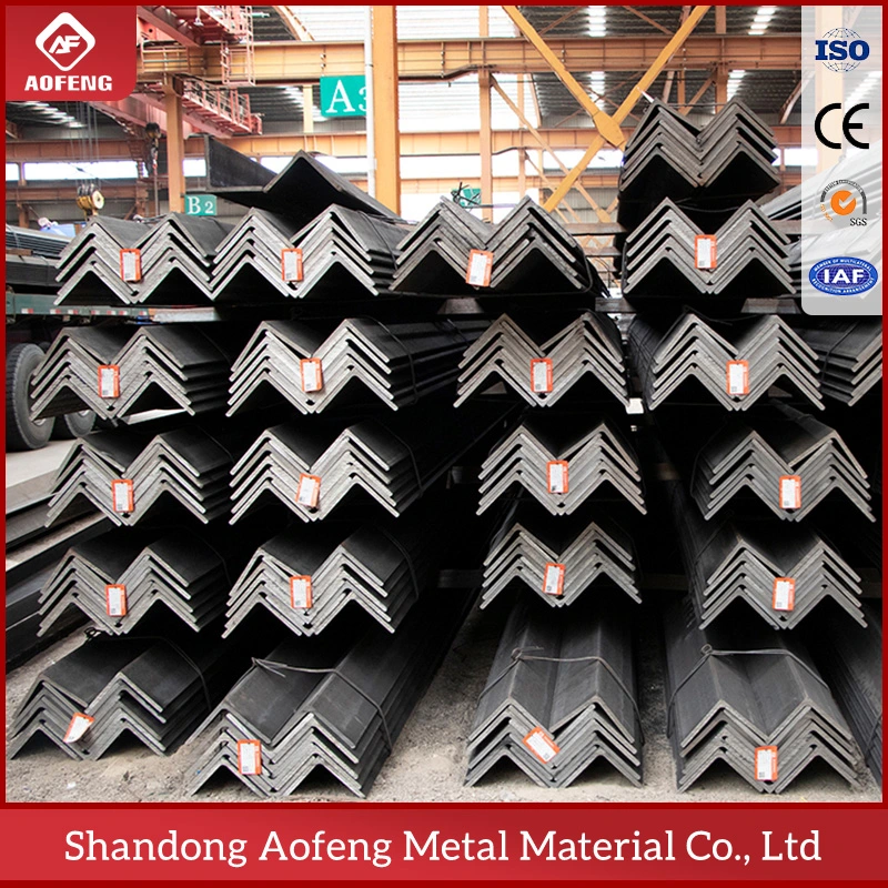 S355jr/Ss400/A36/A53 L Shaped Iron Profile Steel Mild Carbon Angle Bar