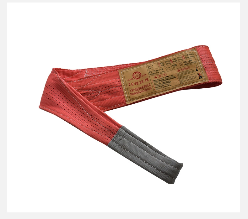 Flat Sling 3 Ton Flexible Fiber Sling Industrial Lifting Belt