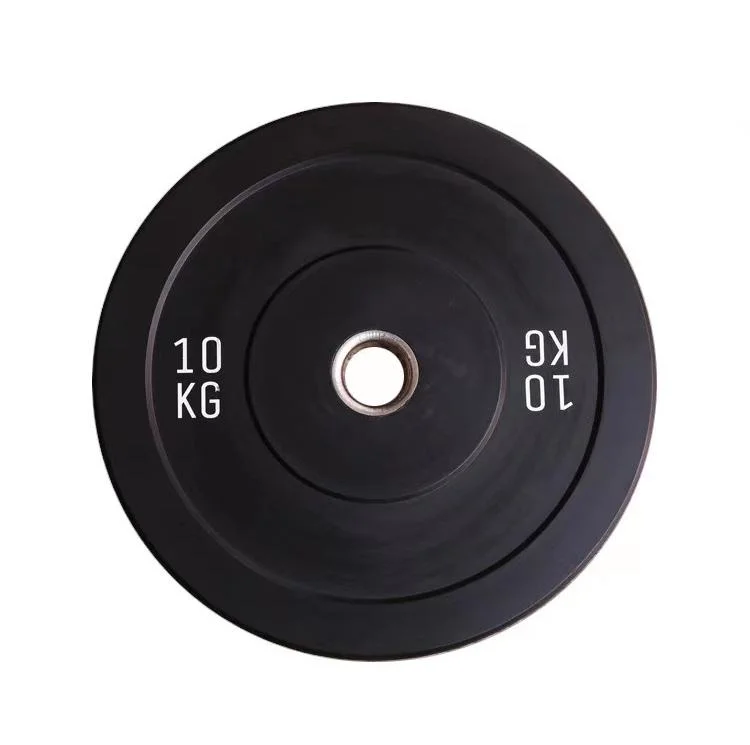 Gym Lifting Equipment Power Training Manufacture Rubber Bumper Weights Set Free Weight Plate with Steel Hub