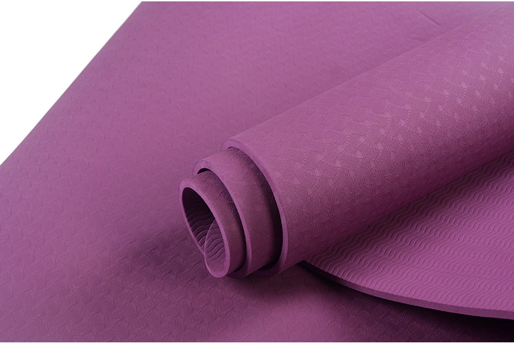 Custom Print Thick Gymnastics Organic Eco Friendly Natural Rubber TPE Pilates Yoga Mat
