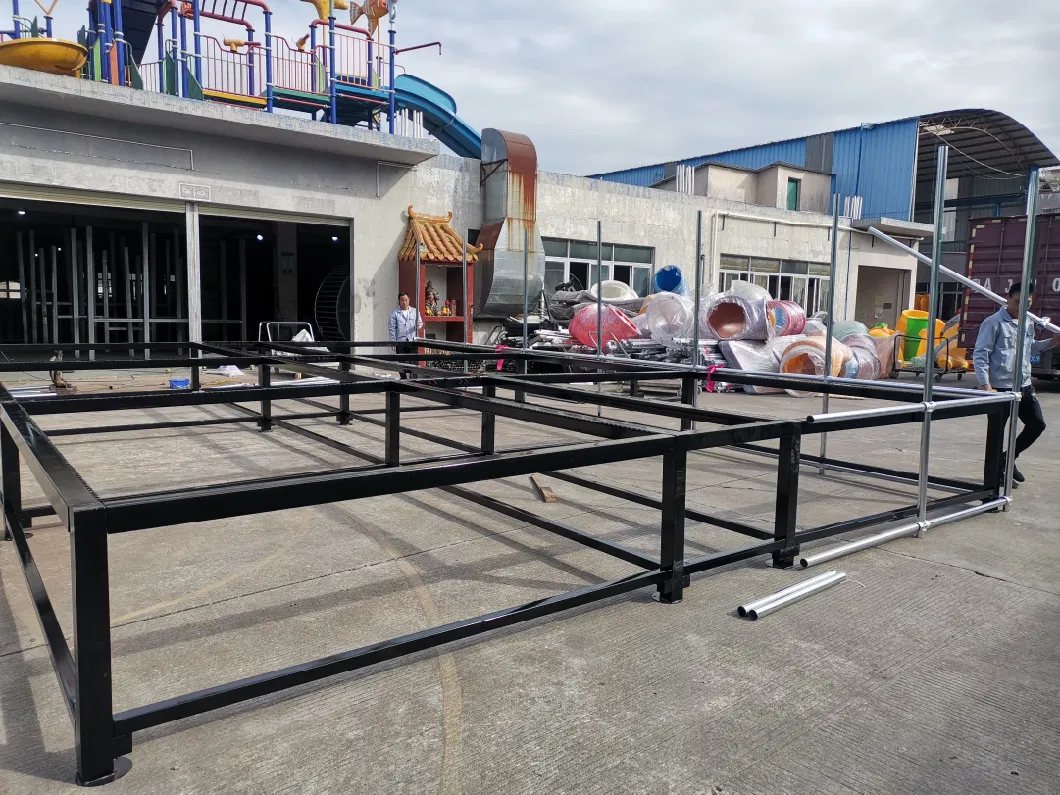 Outdoor Trampoline with Cover for Children&prime;s Entertainment