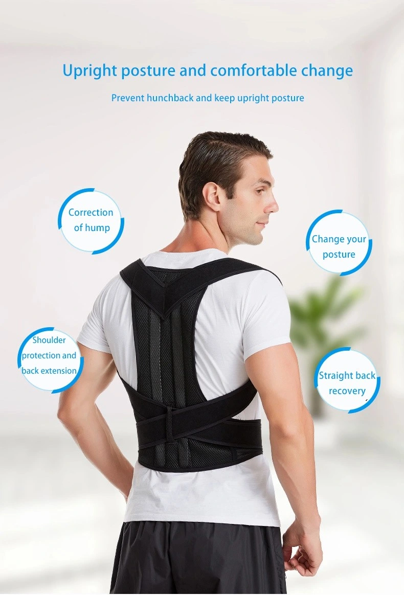 Factory Price Healthy Body Adjustable Waist Brace Posture Corrector Back Support